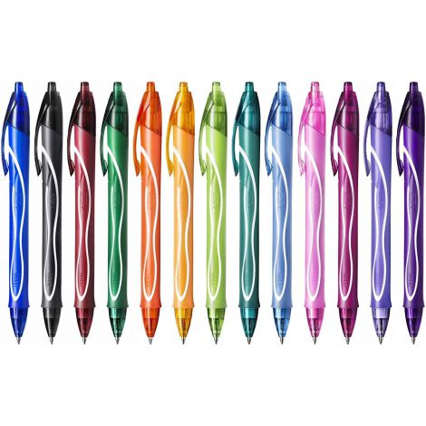 Długopis Bic Gelocity Dry 0.7mm szybkoschnący dla leworęcznych Czarny - 3